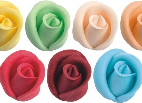 Zestaw z różami i listkami