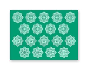 Silikonowe maty do cukrowych koronek