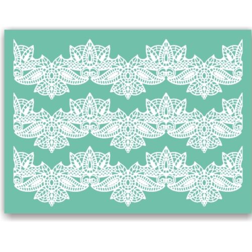 Silikonowe maty do cukrowych koronek