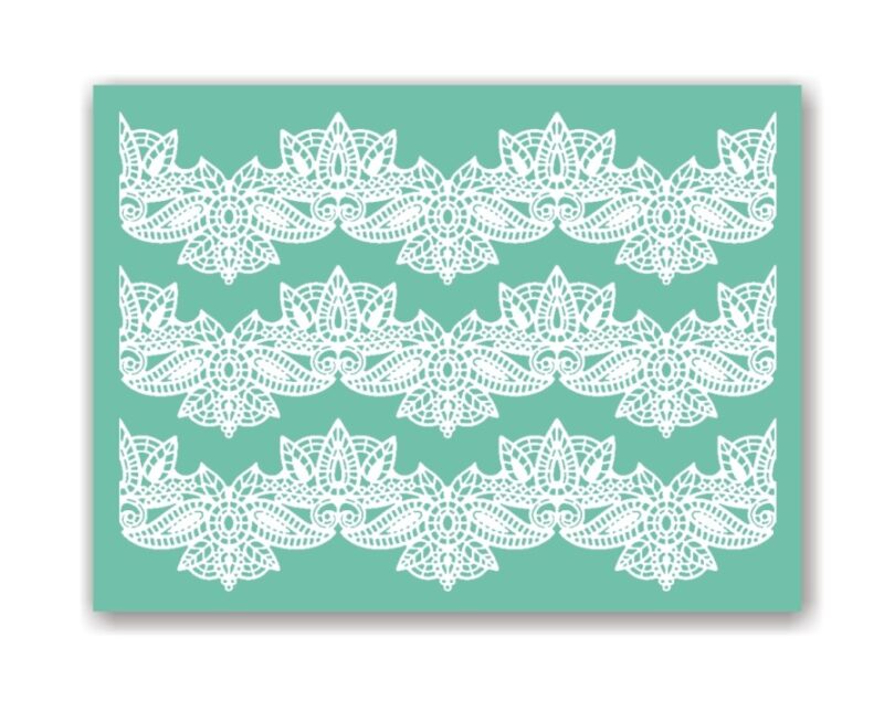 Silikonowe maty do cukrowych koronek