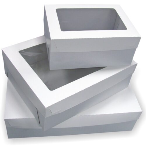 Opakowanie na tort z oknem 360x260x160