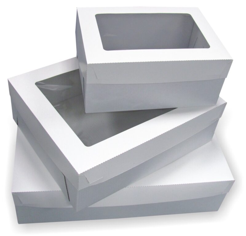 Opakowanie na tort z oknem 480x380x160