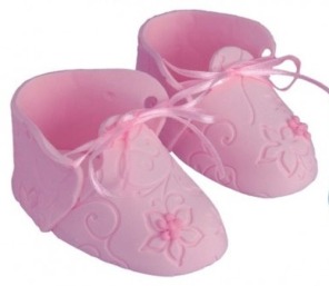 Para bucików - różowe