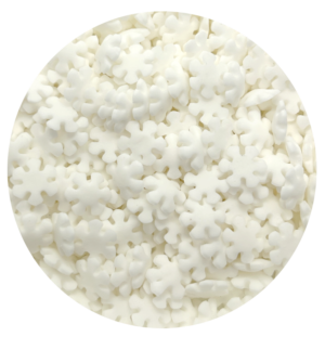 Posypka cukrowa -Konfetti płatki śniegu 40g