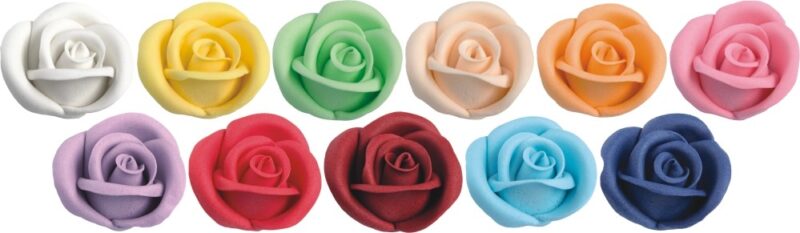 Zestaw z różami i listkami