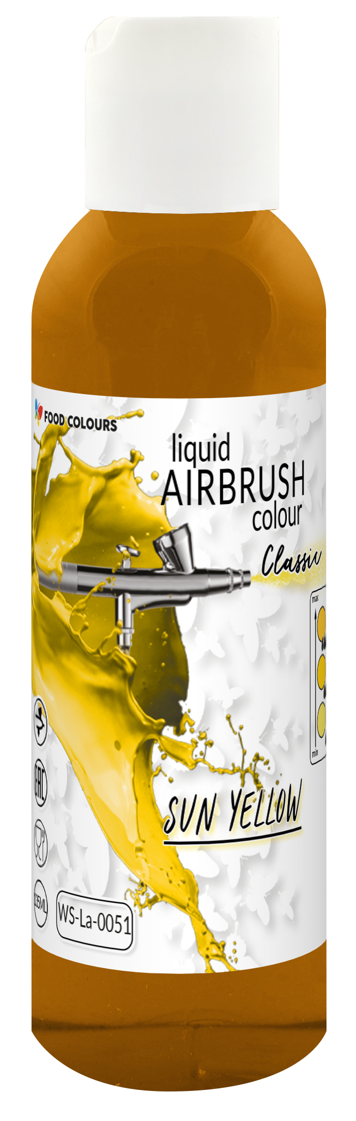 WS-La-0051 SUN YELLOW Barwnik do aerografu Classic 135ml Sun Yellow