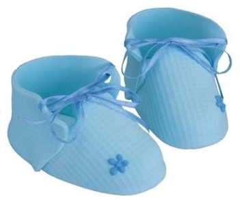 Para bucików - niebieskie