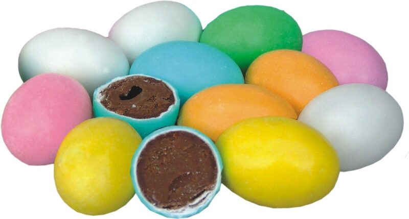 Jajka czekoladowe z nadzieniem - mix kolorów