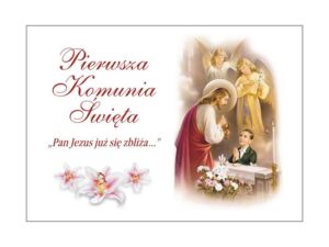 Opłatek komunijny A4