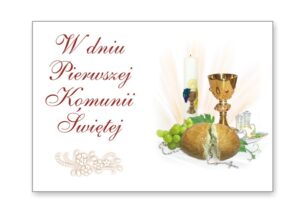 Opłatek komunijny A4