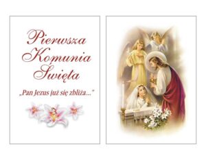 Opłatek komunijny (2 x A4)