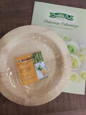 TALERZYKI BAMBUSOWE 23 CM , 20 SZT.