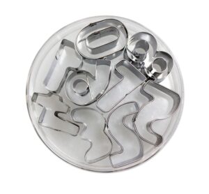 wykrojniki metalowe cyfry