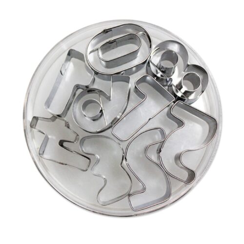 wykrojniki metalowe cyfry