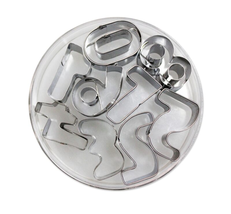 wykrojniki metalowe cyfry