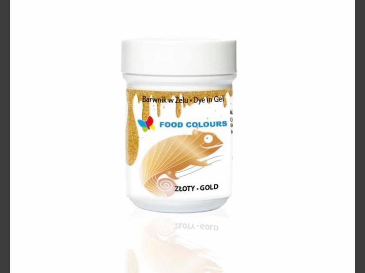 Barwnik w żelu złoty