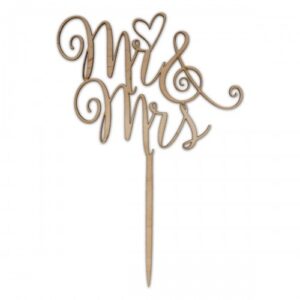 Topper - "Mr&Mrs" z serduszkiem