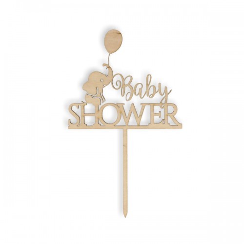 TOPPER ZE SŁONIKIEM BABY SHOWER TOPPER ZE SŁONIKIEM BABY SHOWER