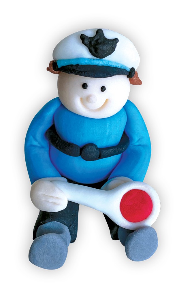Figurka cukrowa Policjant