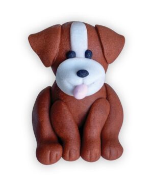 Figurka cukrowaPiesek brązowy