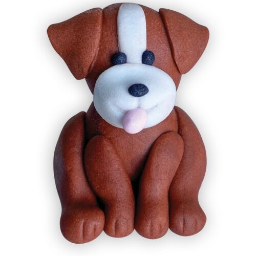 Figurka cukrowaPiesek brązowy