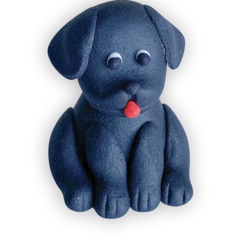 Figurka cukrowa Piesek czarny