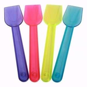 Łopatka mini plastikowa fluorescencyjna