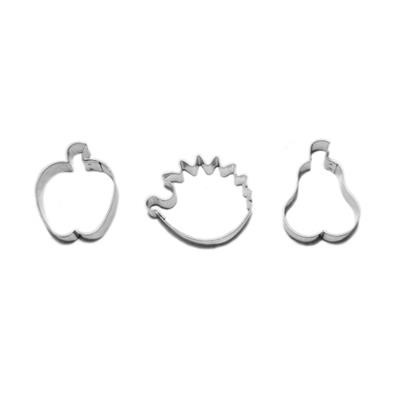 wykrojnik - zestaw jesienny jeżyk z owocami