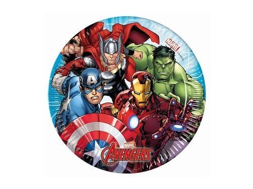 Talerze papierowe Avengers
