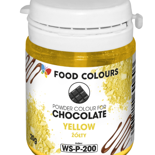 Barwnik w proszku do czekolady i mas tłustych żółty