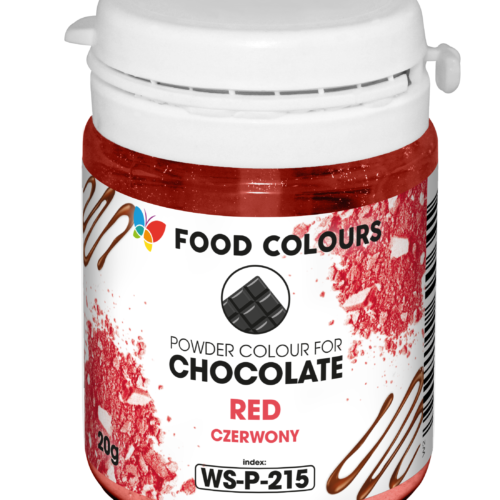 Barwnik w proszku do czekolady i mas tłustych czerwony