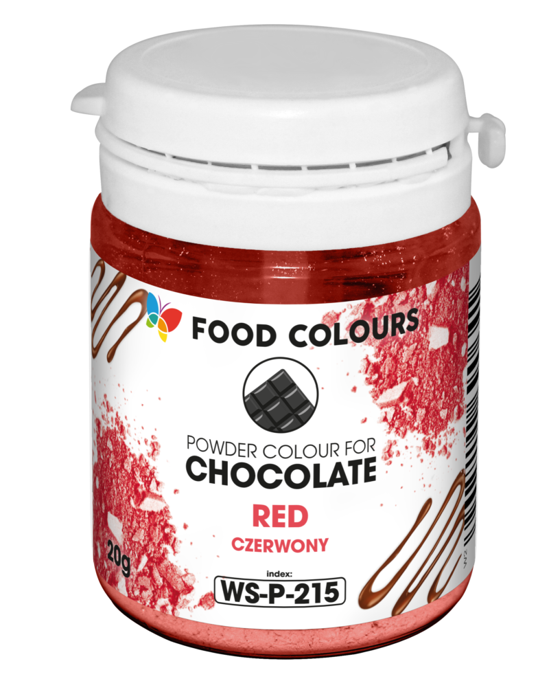 Barwnik w proszku do czekolady i mas tłustych czerwony