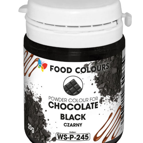 Barwnik w proszku do czekolady i mas tłustych czarny