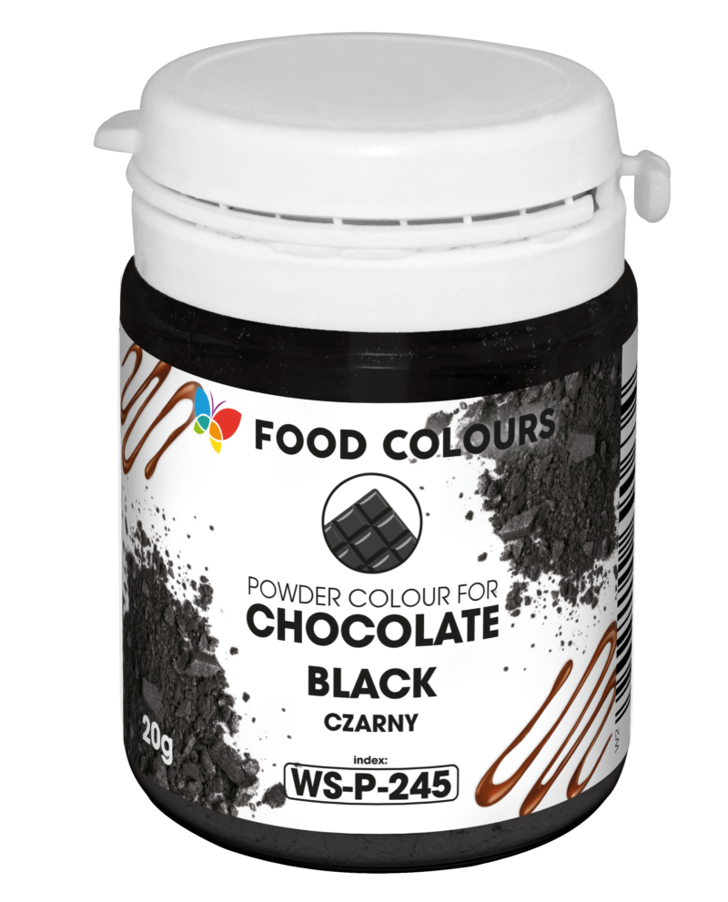 Barwnik w proszku do czekolady i mas tłustych czarny