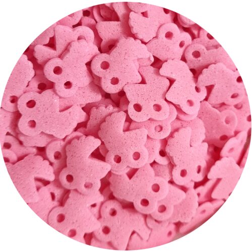 Konfetti wózek dziecięcy różowy 50g