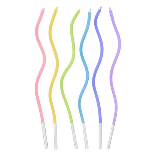 Świeczki świderki pastelowe