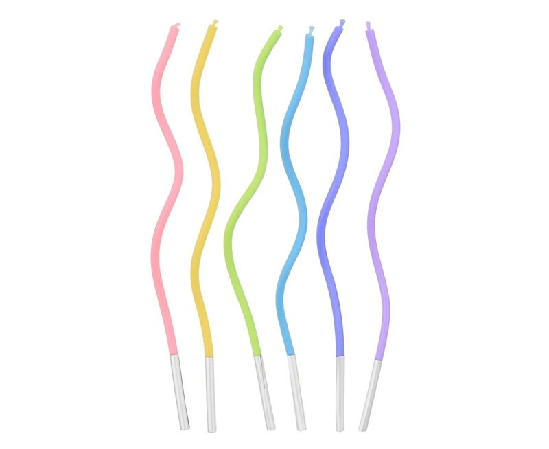 Świeczki świderki pastelowe