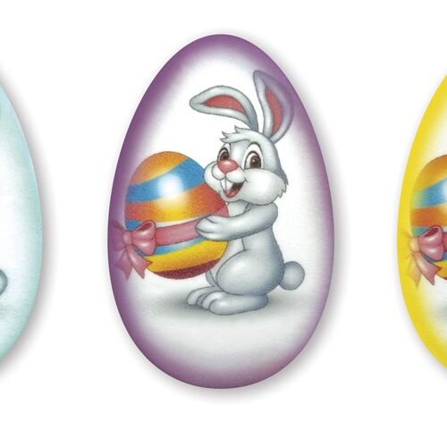 Pisanki z zajączkiem 21szt.