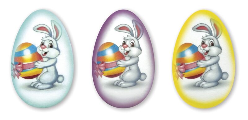 Pisanki z zajączkiem 21szt.