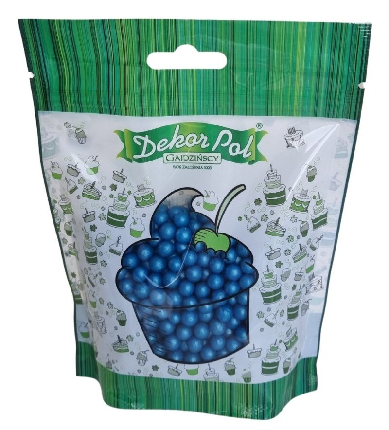 Perełki 7mm niebieskie 250g