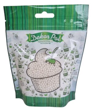 Perełki 4mm białe perłowe 250g