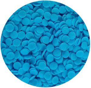 Konfetti kółka niebieskie 4mm Konfetti kółka niebieskie 4mm