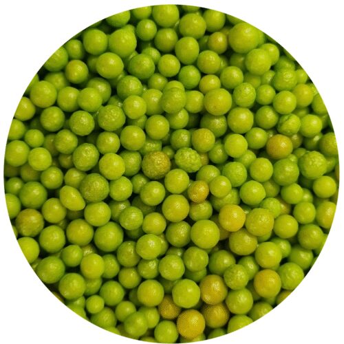 Perełki 4mm limonkowe 60g