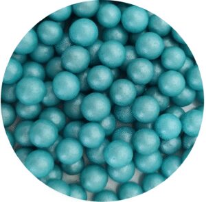 Perełki 7mm turkusowe 60g
