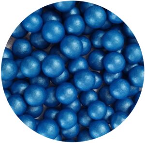 Perełki 7mm niebieskie 60g