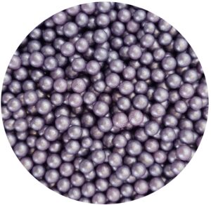 Perełki 4mm fioletowe 60g