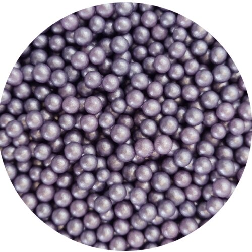 Perełki 4mm fioletowe 60g