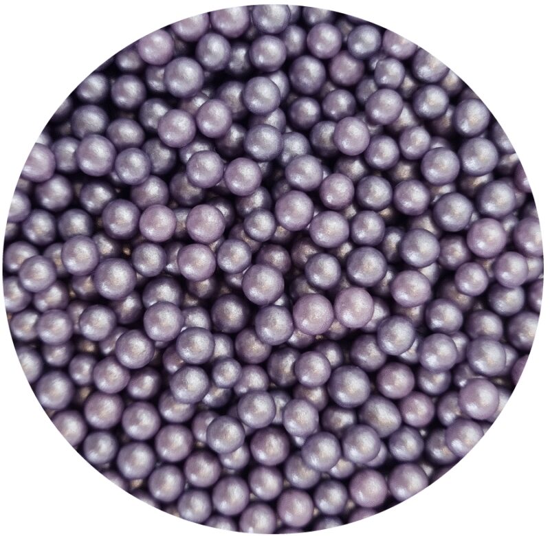 Perełki 4mm fioletowe 60g