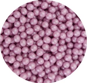 Perełki 4mm fioletowe 50g