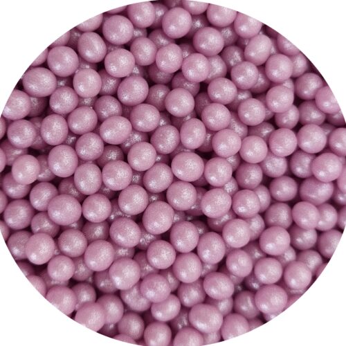 Perełki 4mm fioletowe 50g